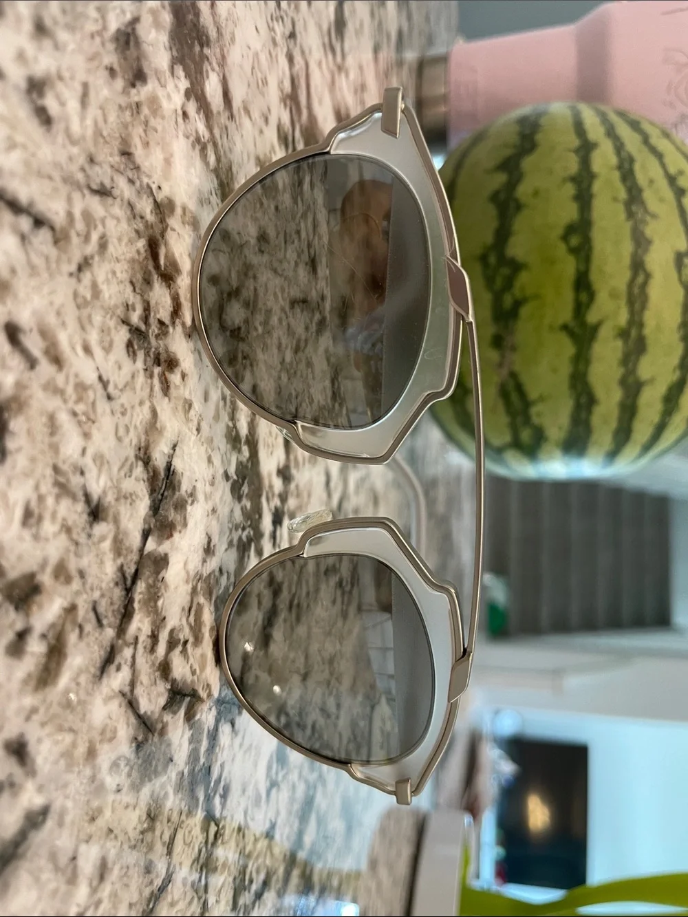 Dior sun glasses Silver